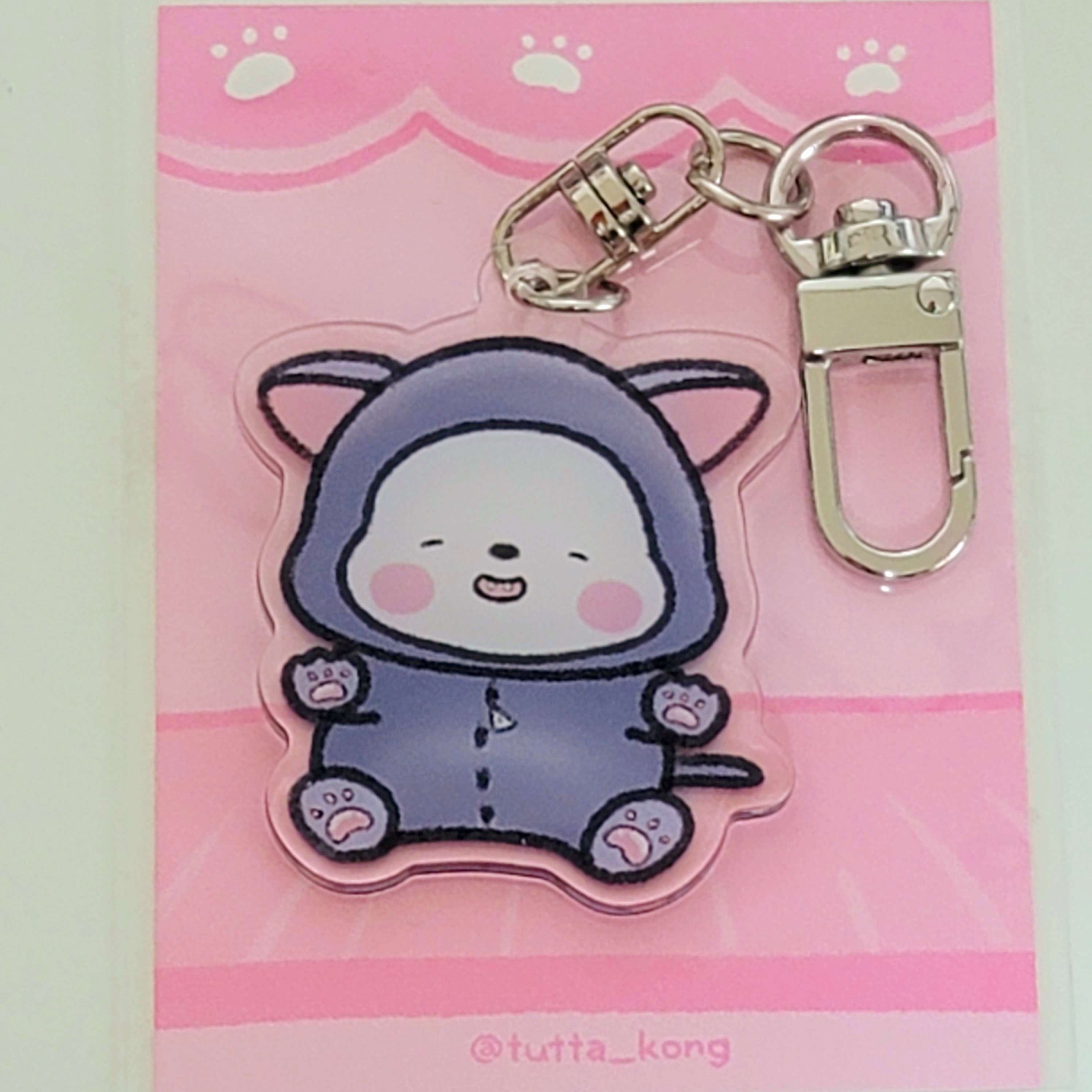 따콩 고양이 키링