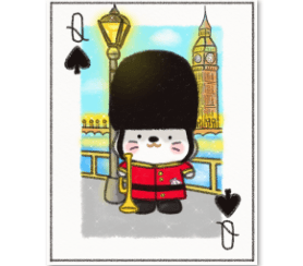 뚜따의 영국 모험 그림 액자
